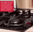 NEFF T27PIQ4S0 N 70, Gas hob, 75 cm, Tempered glass, Black
