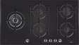 NEFF T29RHS4S0 N 90, Gas hob, 90 cm, Tempered glass, Black