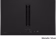 NEFF V68YYX4B0 N 90, Induction hob with integrated ventilation system, 80 cm, Matt black, Flex Design