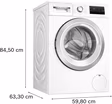 Bosch WAN28259GB Series 4, Washing machine, front loader, 9 kg, max. 1400 rpm