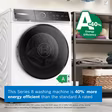 Bosch WGB264A1GB Series 8, Washing machine, front loader, 11 kg, max. 1400 rpm