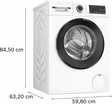 Bosch WGG24400GB Series 6, Washing machine, front loader, 9 kg, max. 1400 rpm