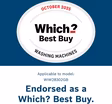 Bosch WIW28302GB Series 6, Built-in washing machine, 8 kg, max. 1400 rpm