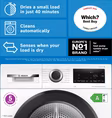 Bosch WQG24502GB Series 6, Heat pump tumble dryer, 9 kg