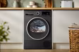 Bosch WQG245R2GB Series 6, Heat pump tumble dryer, 9 kg, Cast iron grey