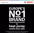 Bosch WQH246DRGB Series 6, Heat pump tumble dryer, 9 kg, Cast iron grey