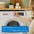 Bosch WTH85225GB Series 4, Heat pump tumble dryer, 8 kg